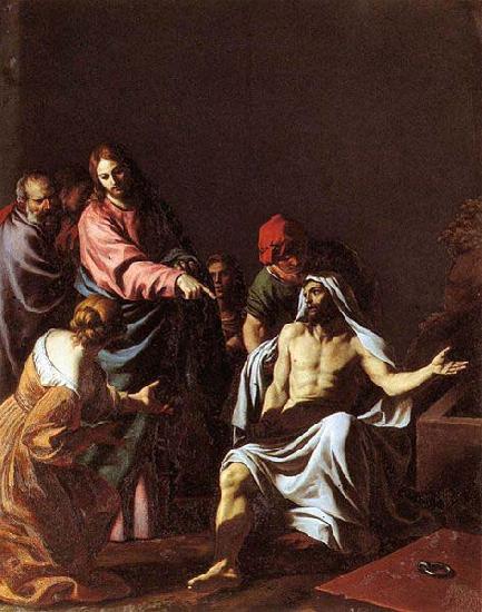 Alessandro Turchi Template:The Raising of Lazarus oil painting image